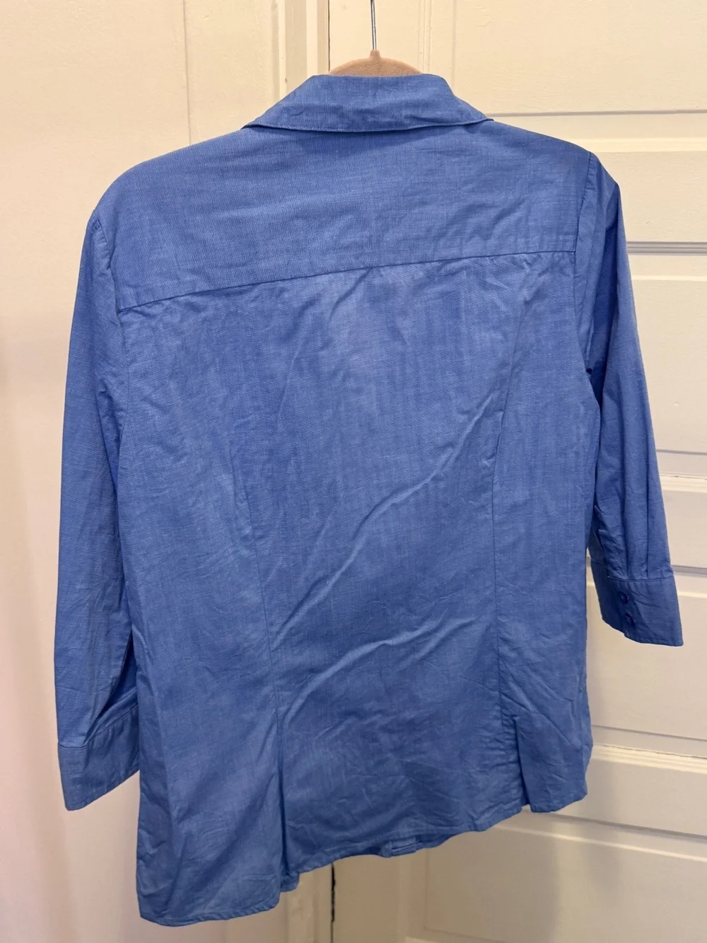 croft & barrow Periwinkle Button-Front Blouse - Picture 5 of 5